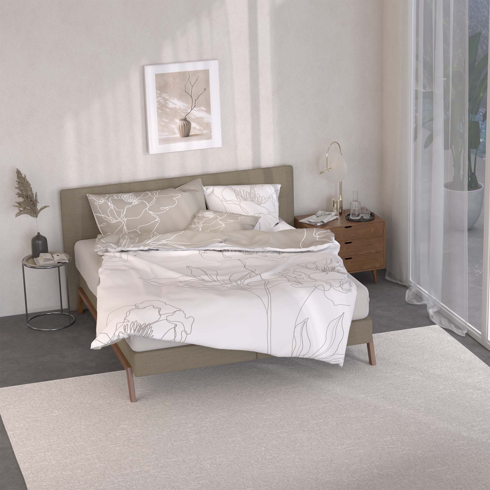 Lotus Création linge de lit satin Mavis Lotus Création linge de lit satin Mavis