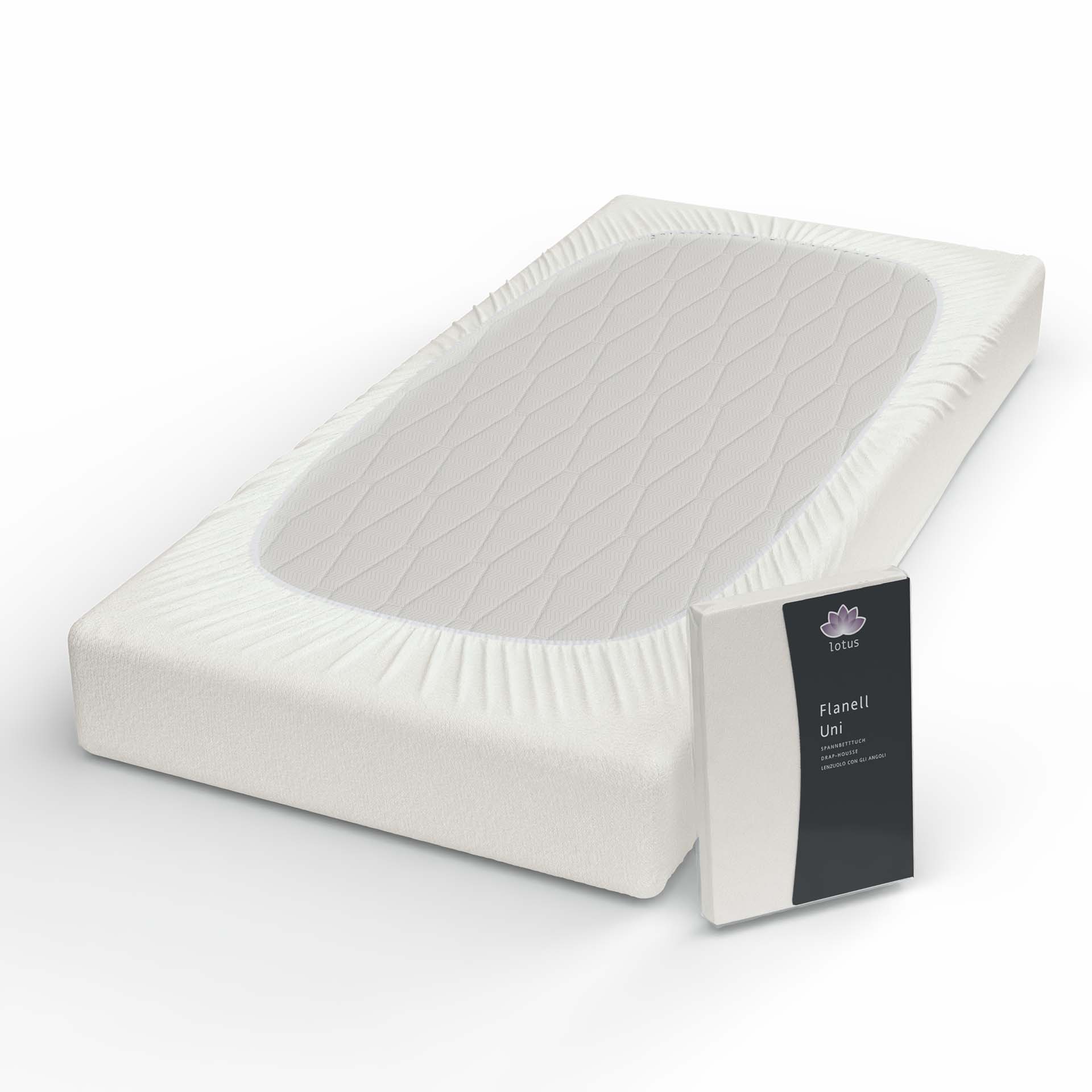 Drap-housse en flanelle Lotus Drap-housse en flanelle Lotus