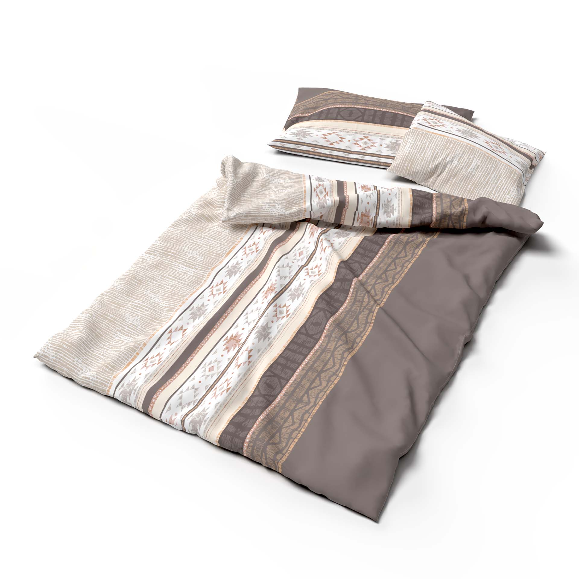 Lotus linge de lit bambou kenai brun Lotus linge de lit bambou kenai brun