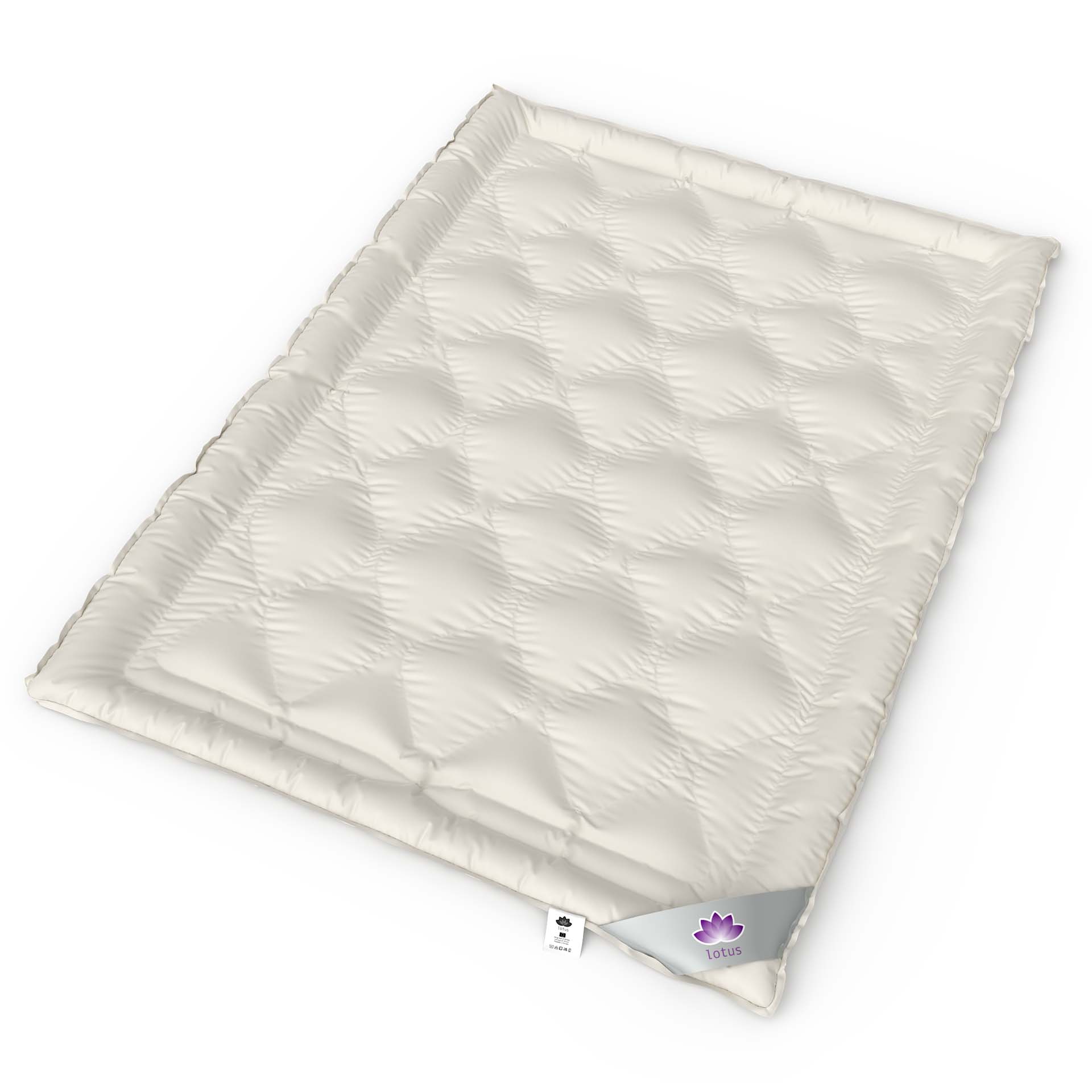 Lotus duvet de laine vierge schurwolldecke