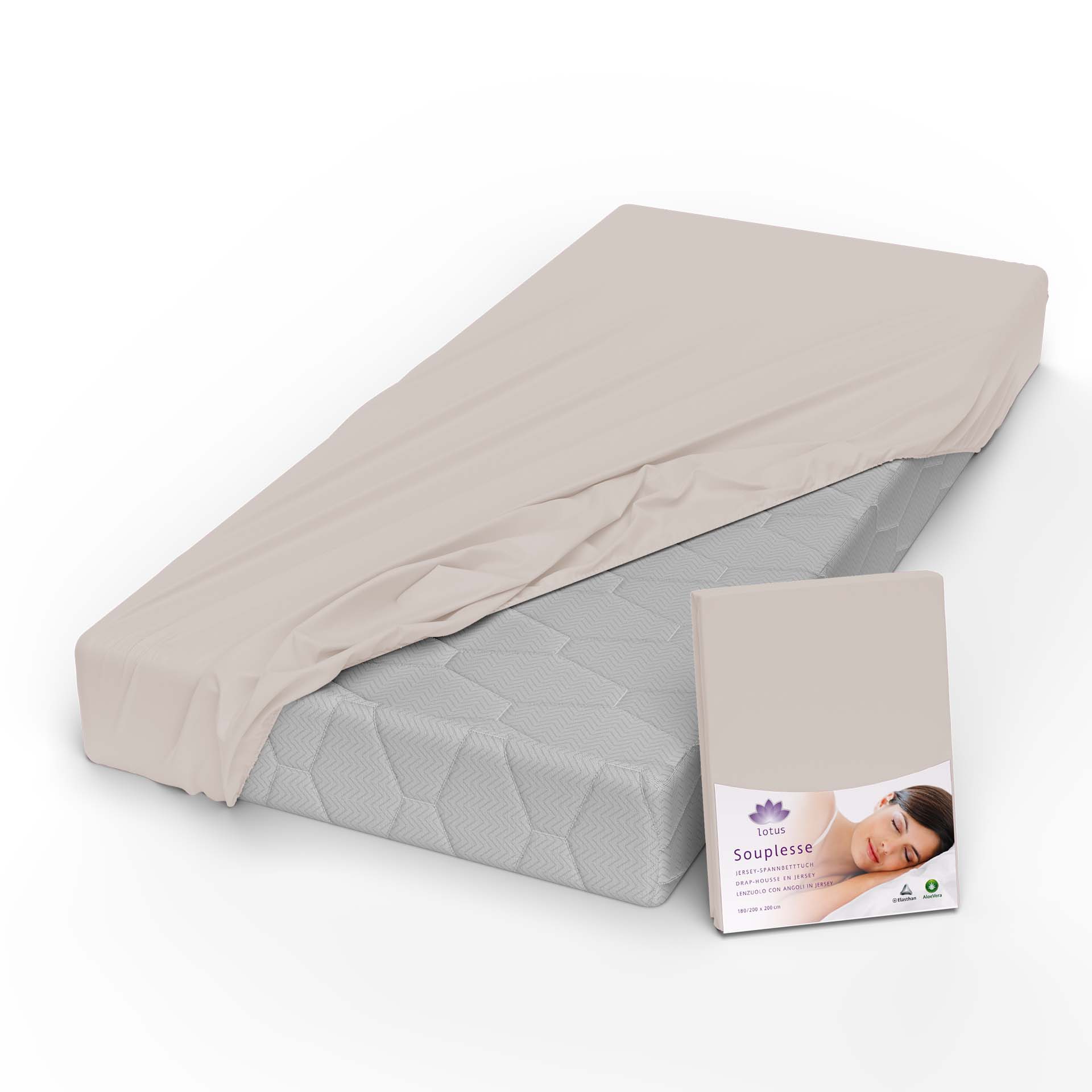 Lotus jersey drap-housse Souplesse
