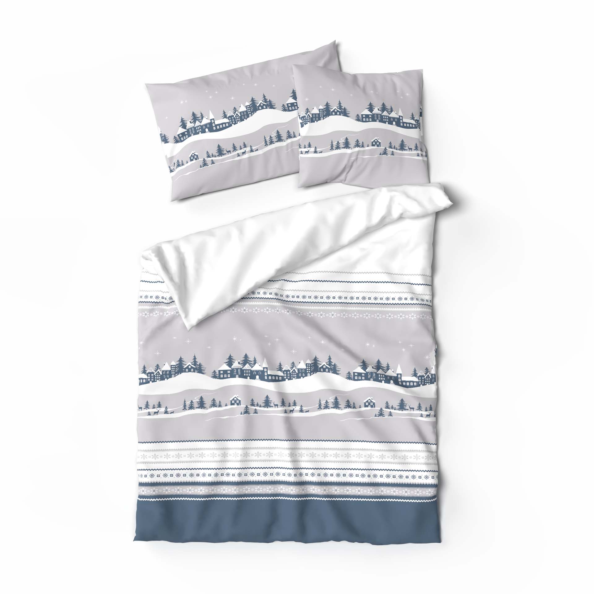 Lotus Linge de lit flanelle Pontresina