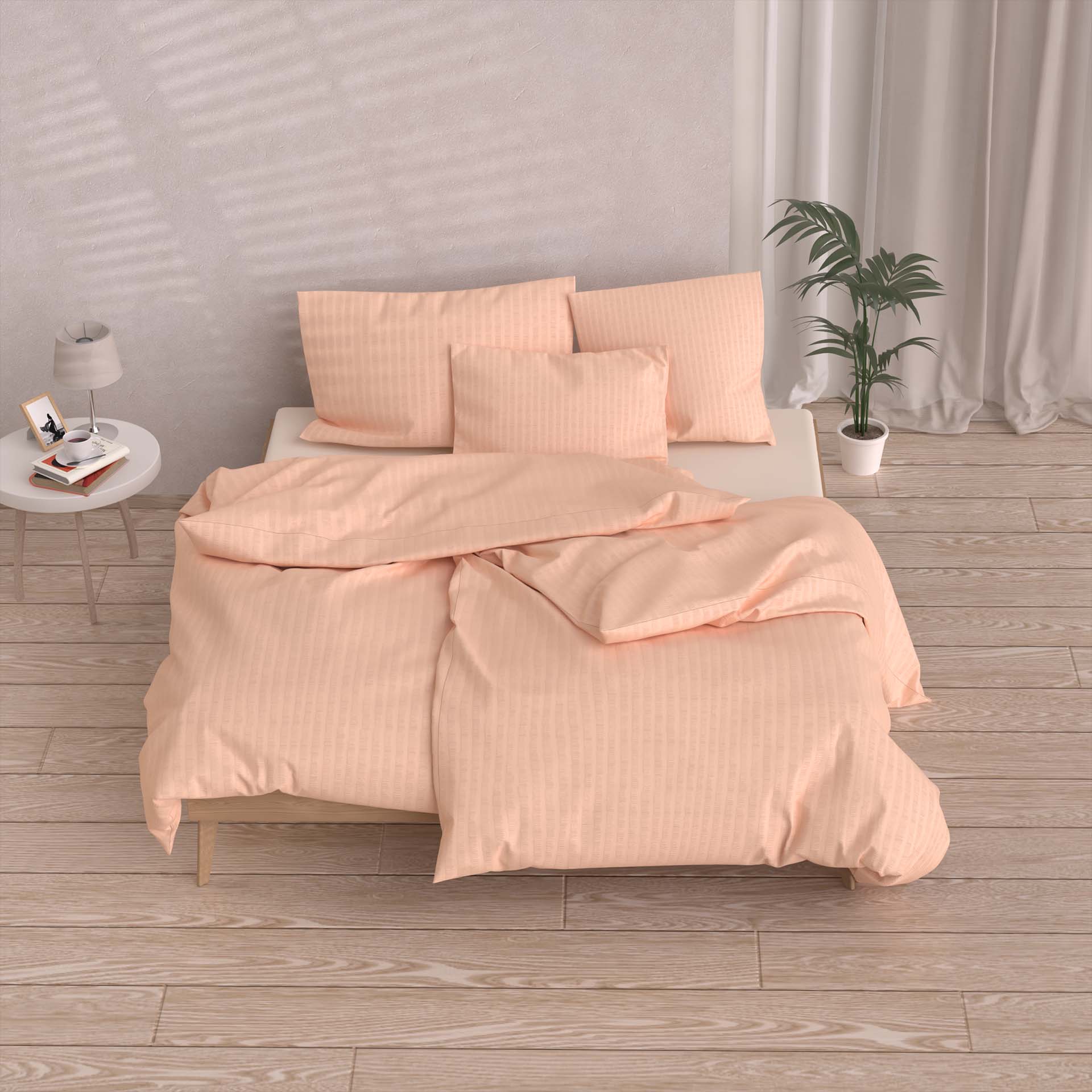 Lotus linge de lit satin seersucker uni Lotus linge de lit satin seersucker uni