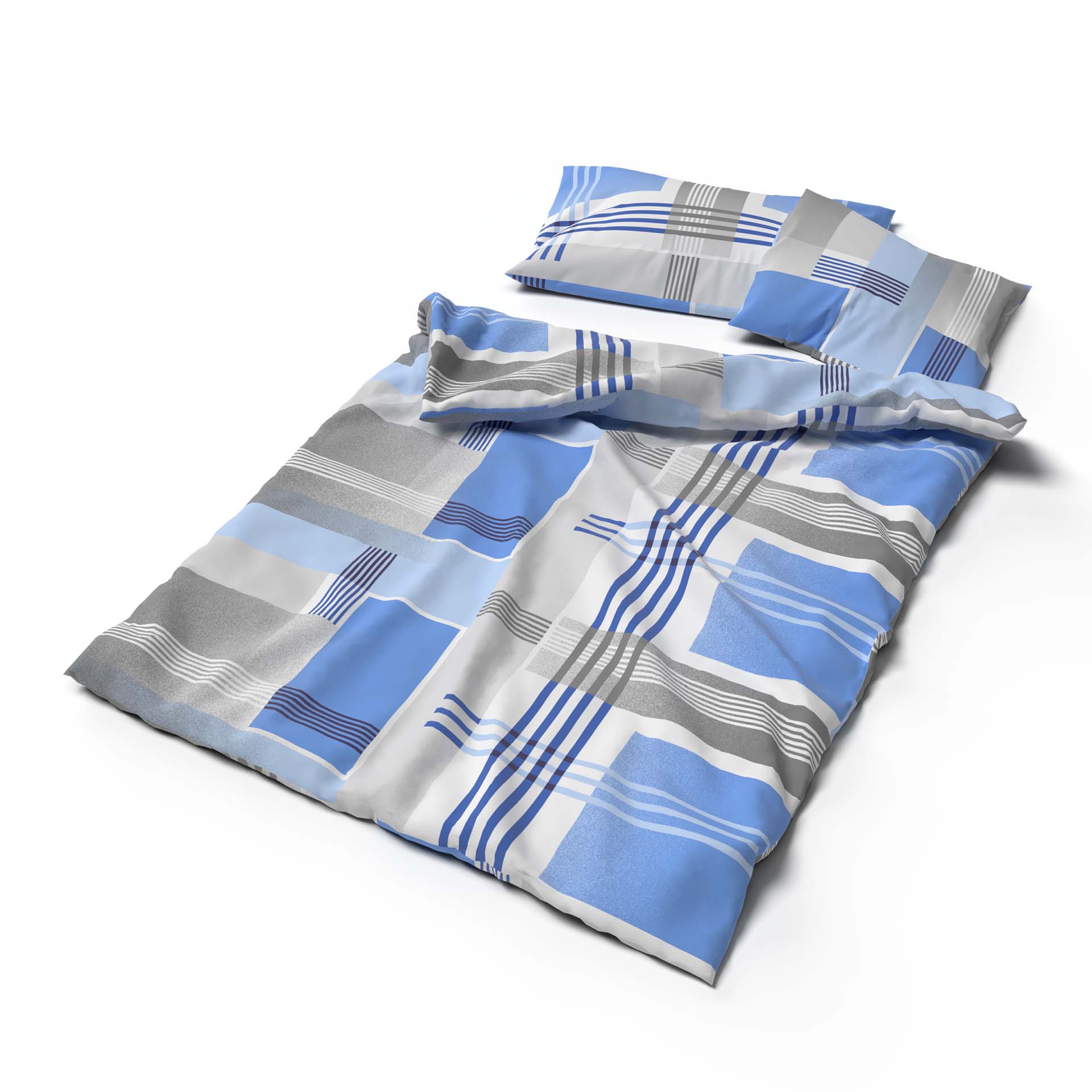 Lotus linge de lit jersey Jeffrey bleu Lotus linge de lit jersey Jeffrey bleu