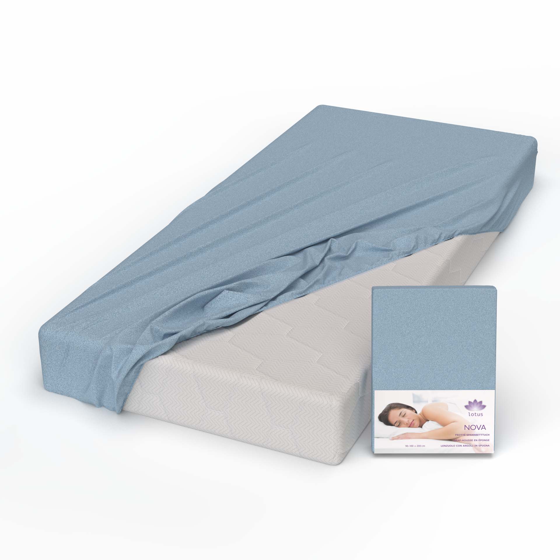 Lotus Frotté Fixleintuch Nova