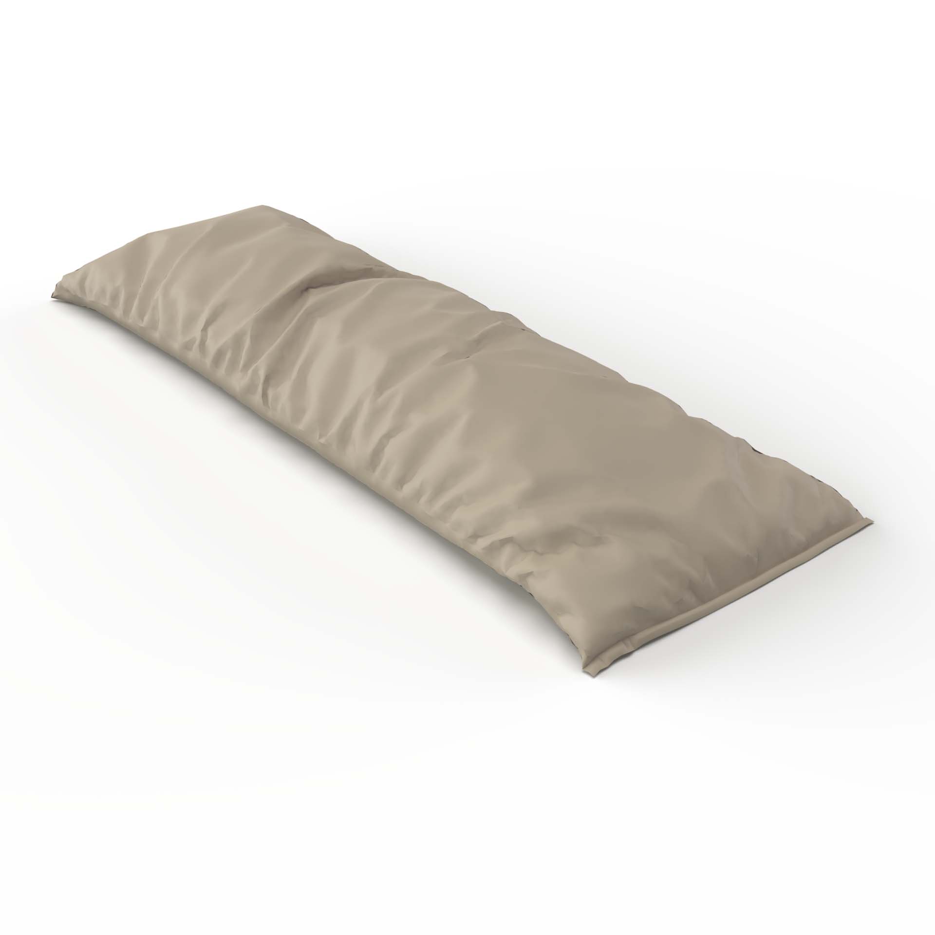 Housse pour coussin de soutien en satin uni