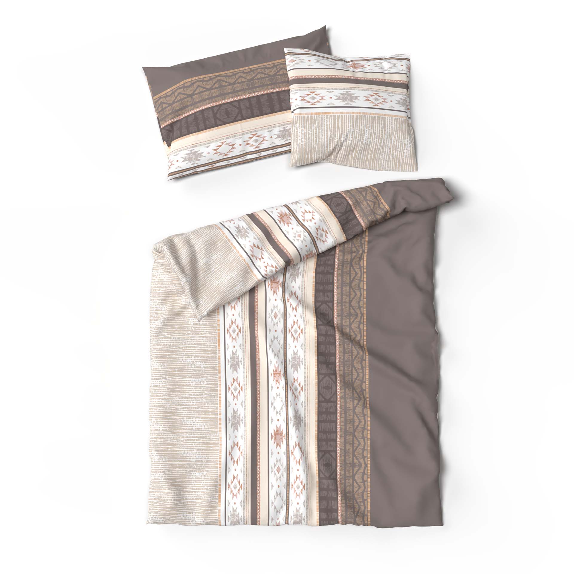 Lotus linge de lit bambou kenai brun Lotus linge de lit bambou kenai brun