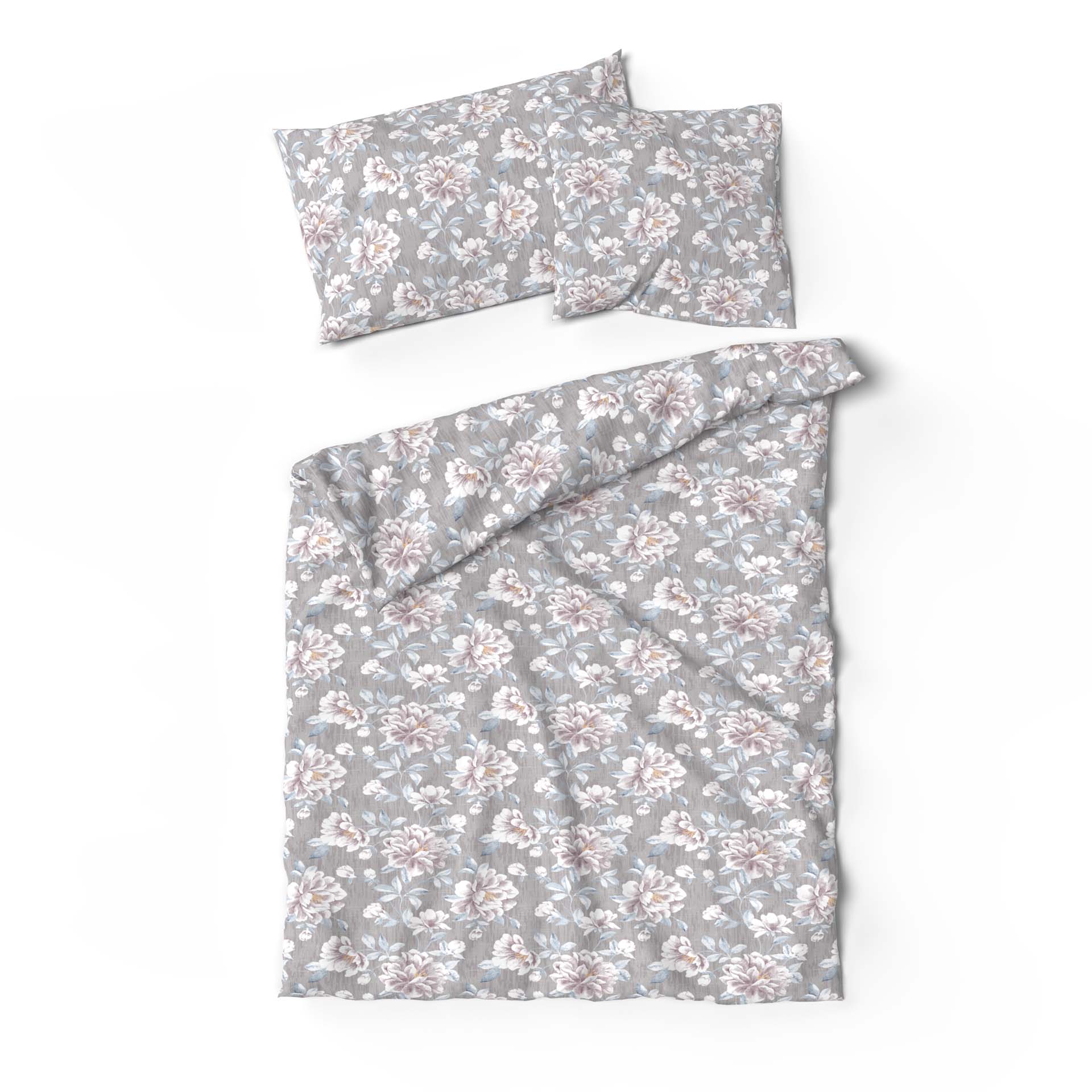 Lotus linge de lit bambou Moana anthracite Lotus linge de lit bambou Moana anthracite