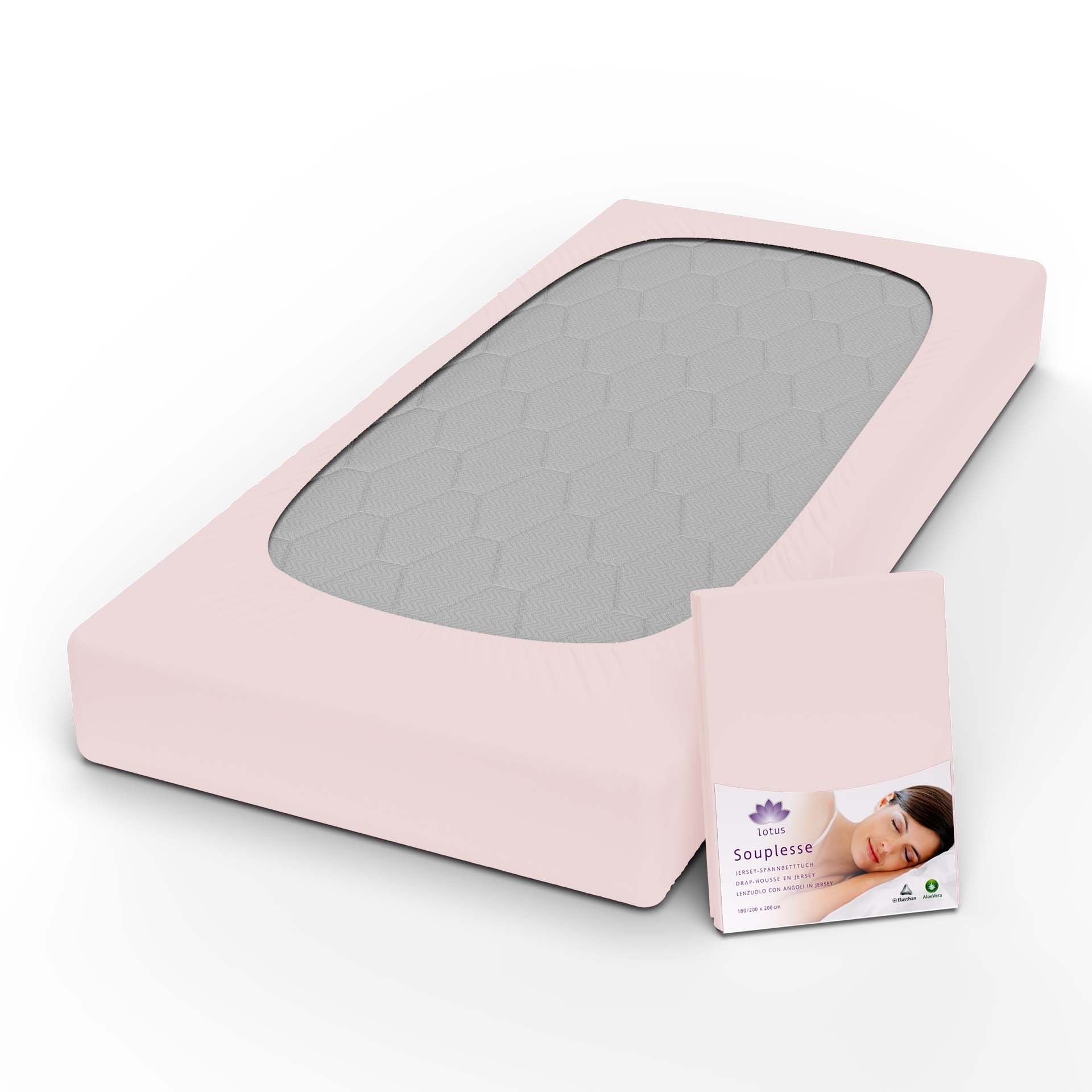 Lotus jersey drap-housse Souplesse Lotus jersey drap-housse Souplesse