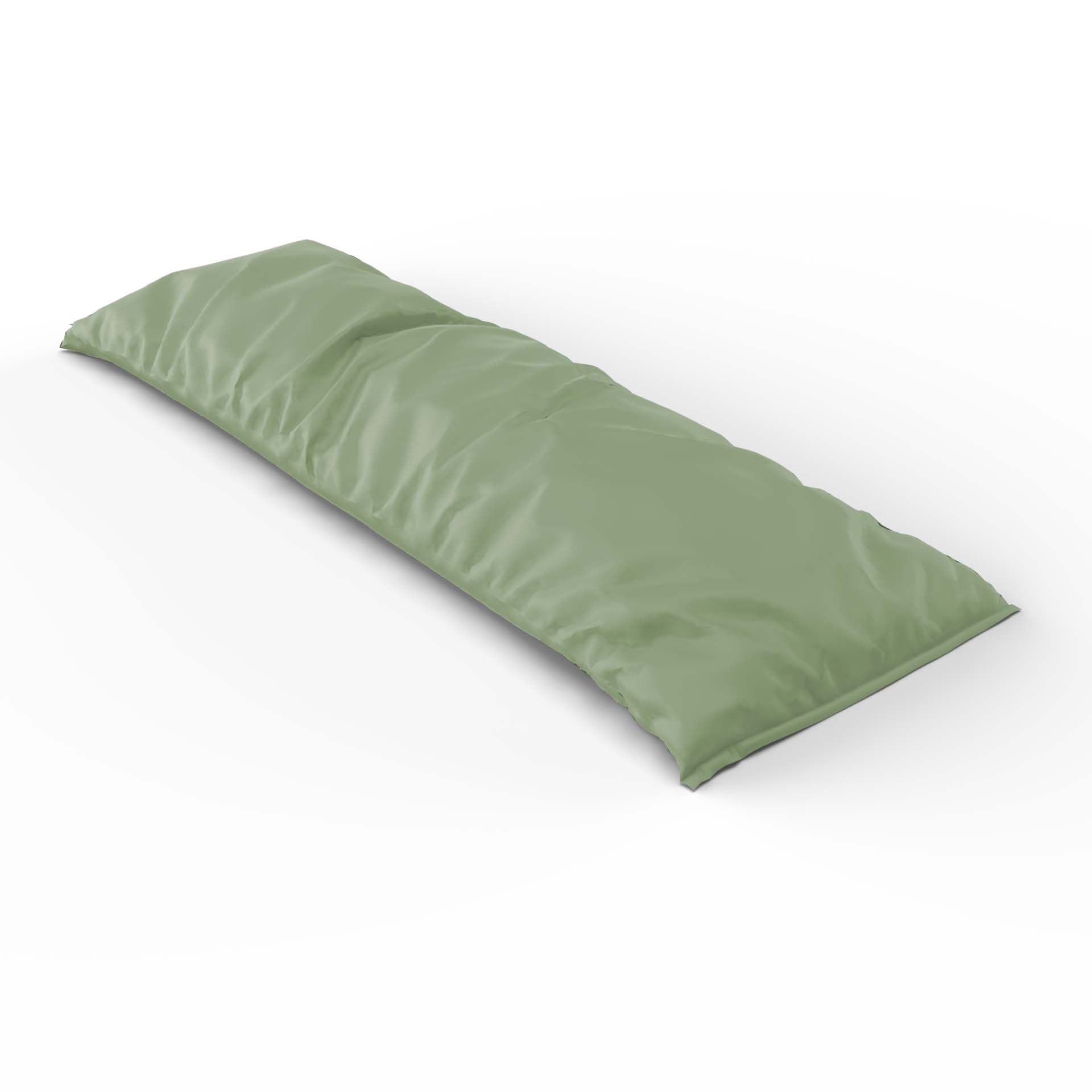 Housse pour coussin de soutien en satin uni