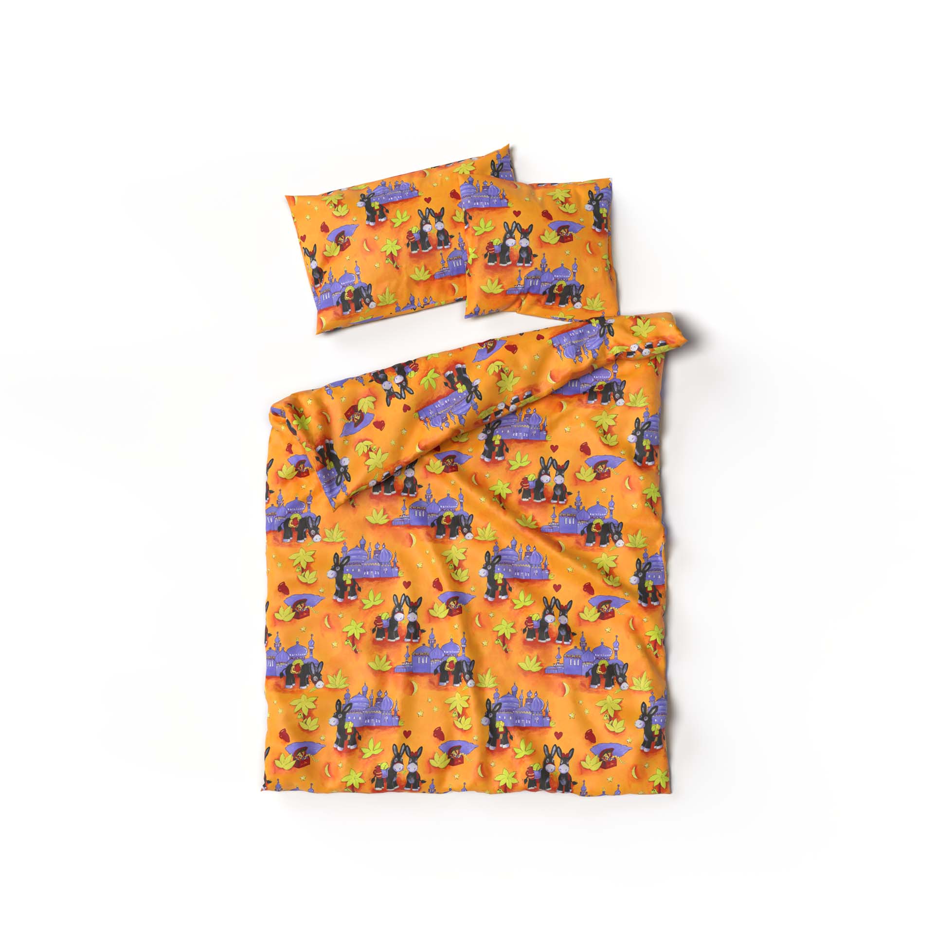 Lotus linge de lit enfants Donky Lotus linge de lit enfants Donky
