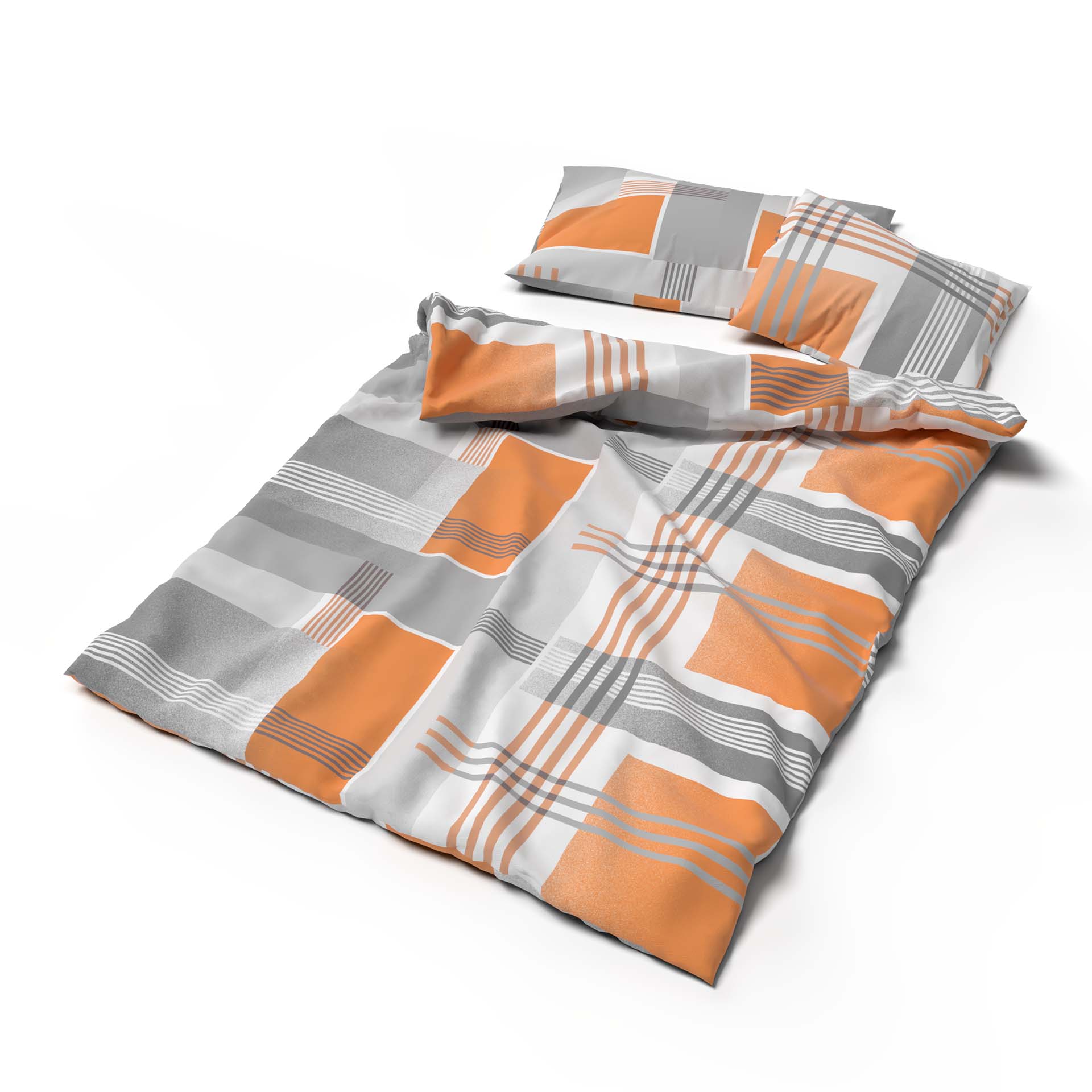Lotus linge de lit jersey Jeffrey orange Lotus linge de lit jersey Jeffrey orange