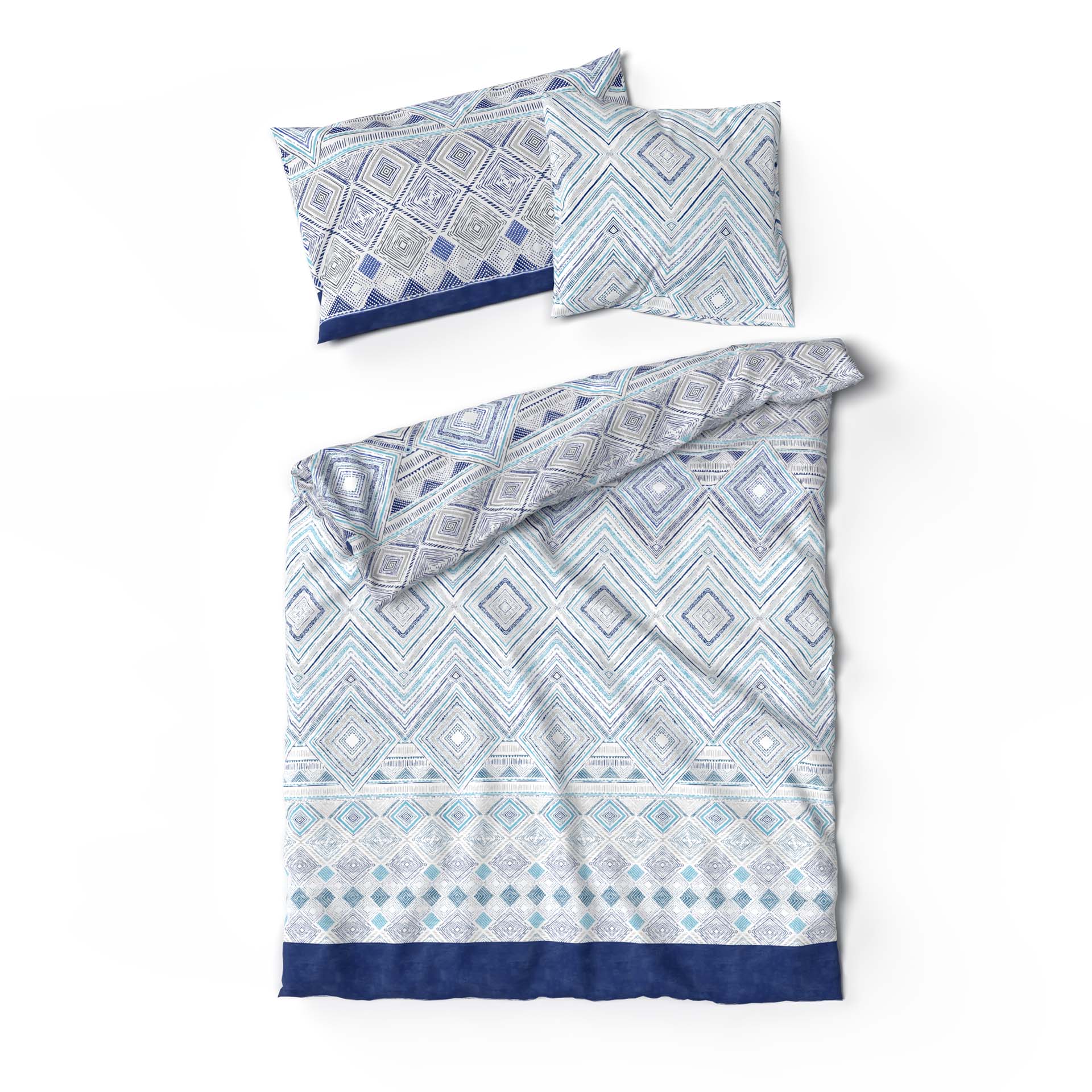 Lotus linge de lit bambou Lindsey turquoise Lotus linge de lit bambou Lindsey turquoise