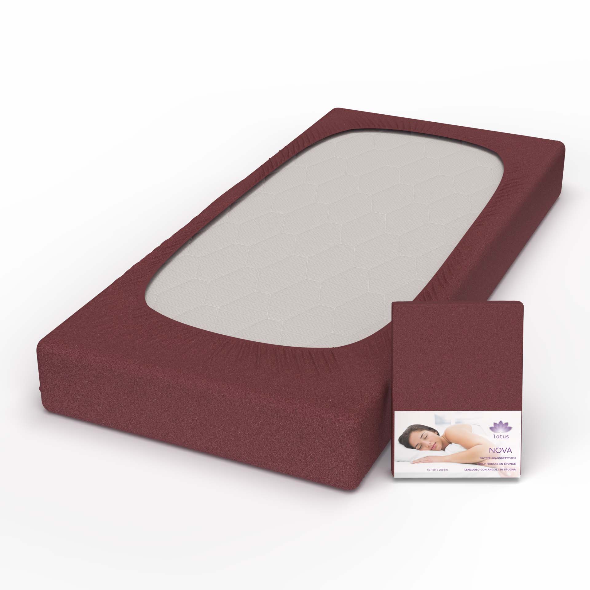 Lotus drap-housse frotté Nova Lotus drap-housse frotté Nova
