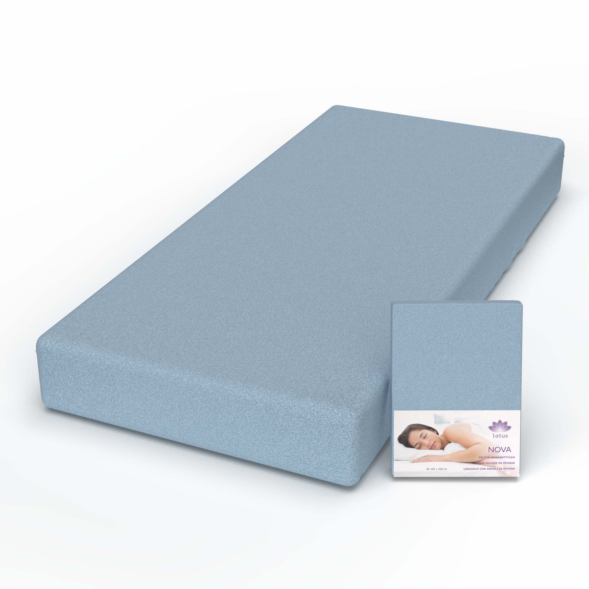 Lotus drap-housse frotté Nova Lotus drap-housse frotté Nova