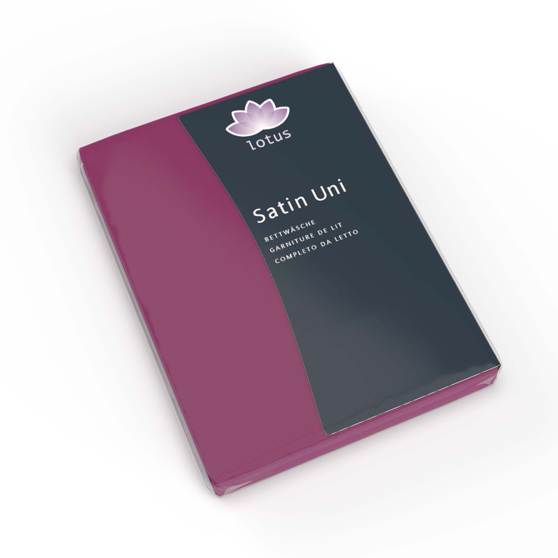 Lotus Bettwäsche Satin uni Lotus Bettwäsche Satin uni