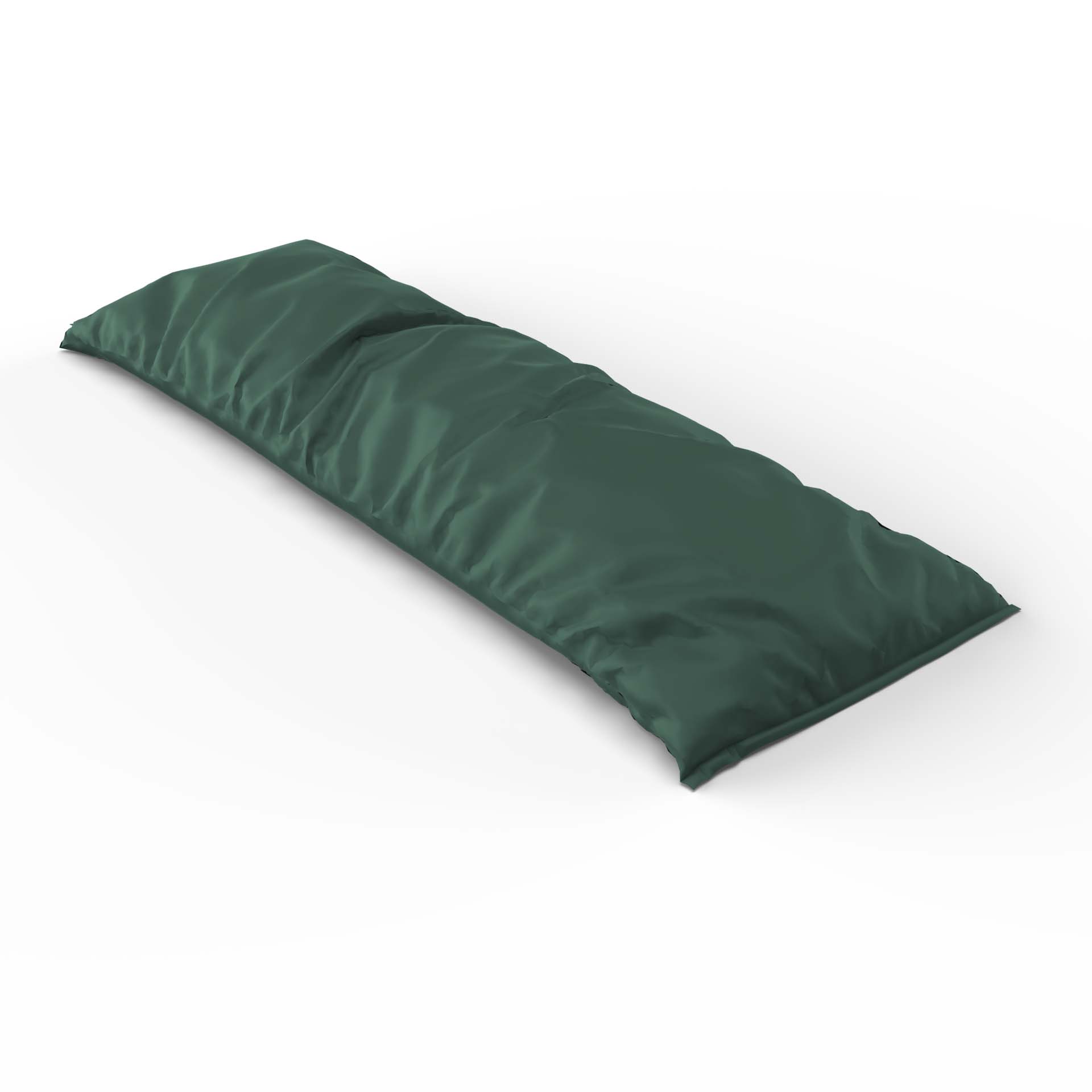 Housse pour coussin de soutien en satin uni