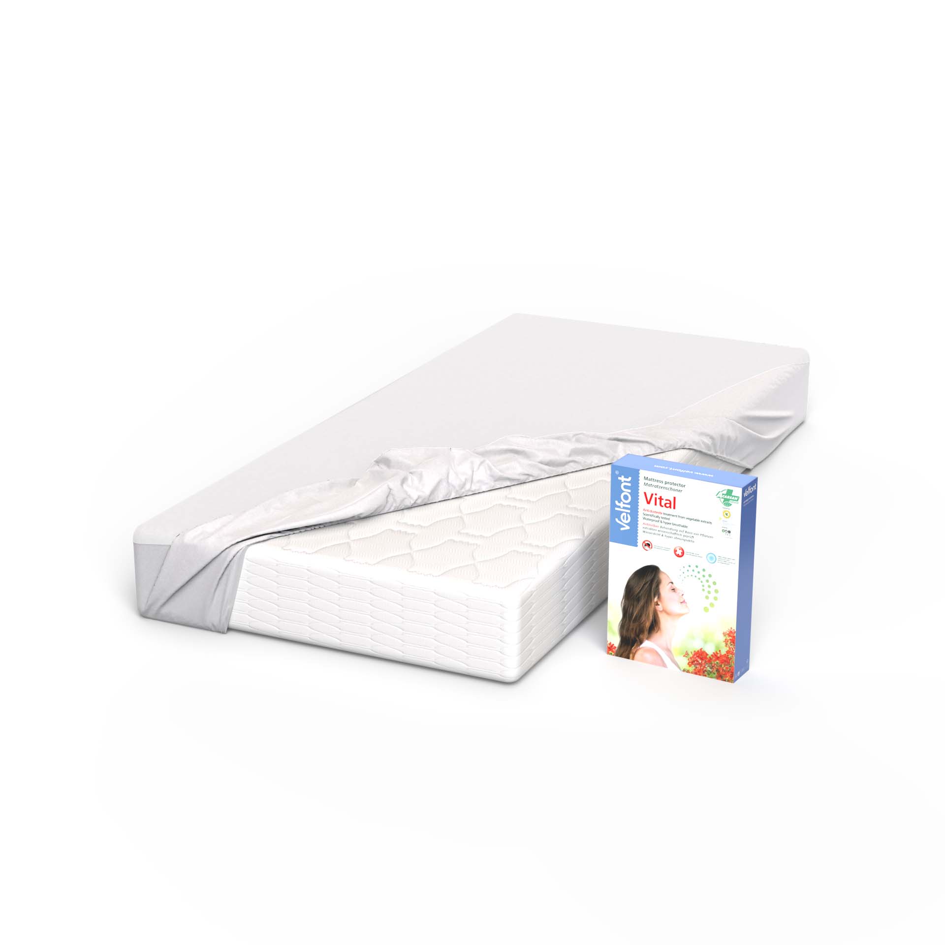 Velfont Anti-Virus protège-matelas antibactérien