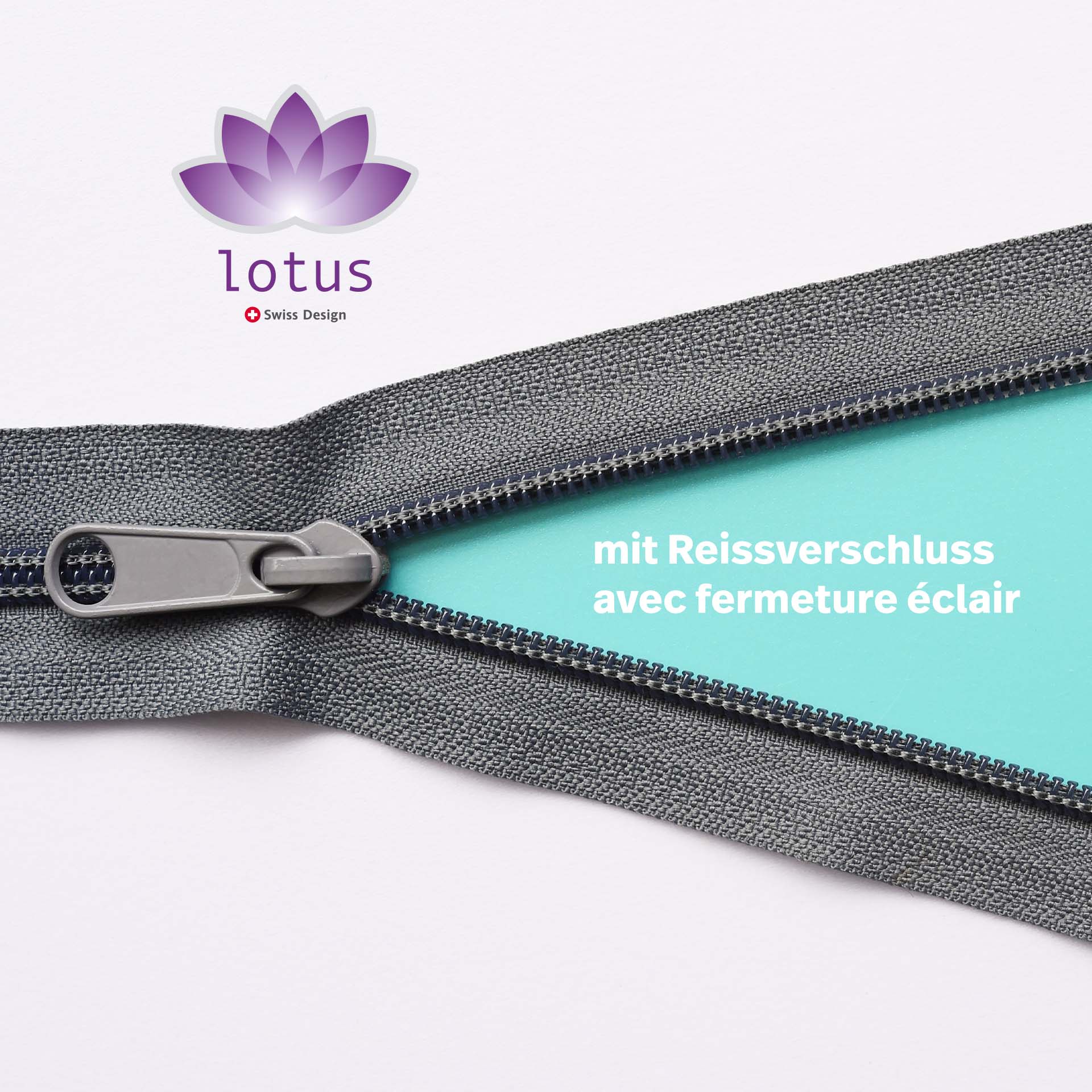 Lotus Bettwäsche Renforcé Kölsch blau