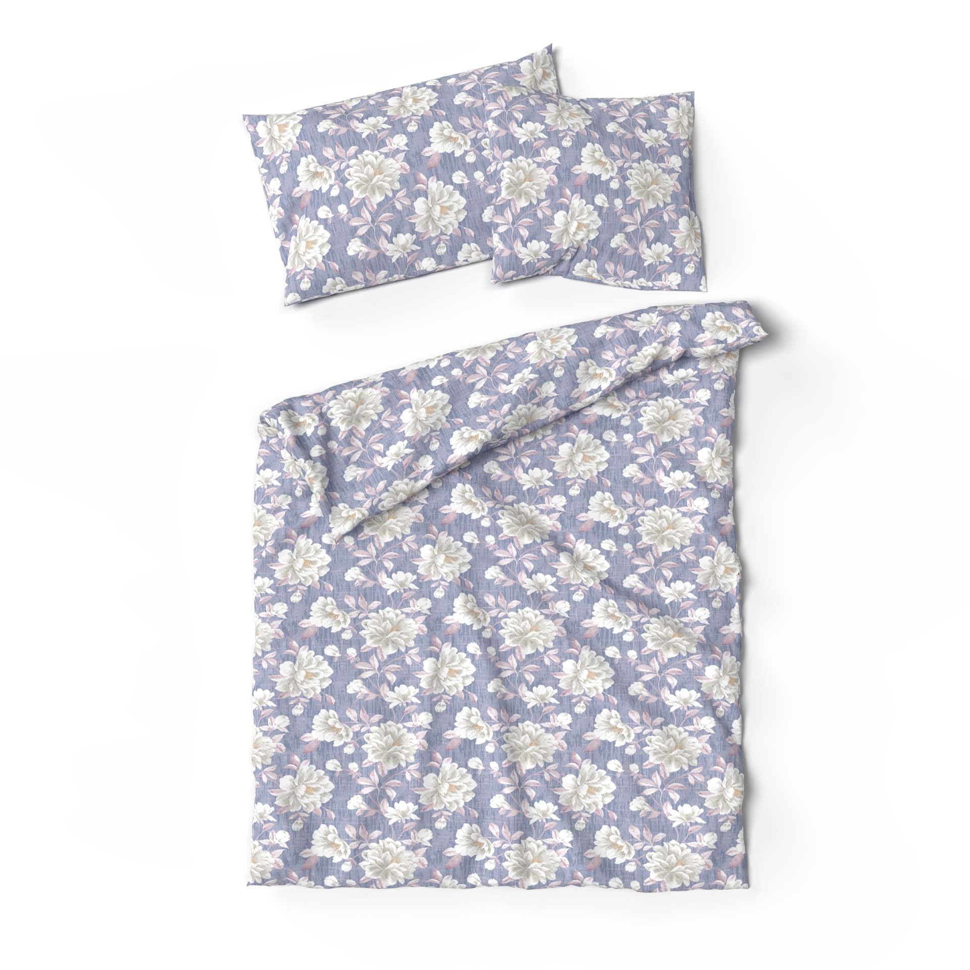 Lotus linge de lit bambou Moana bleu Lotus linge de lit bambou Moana bleu
