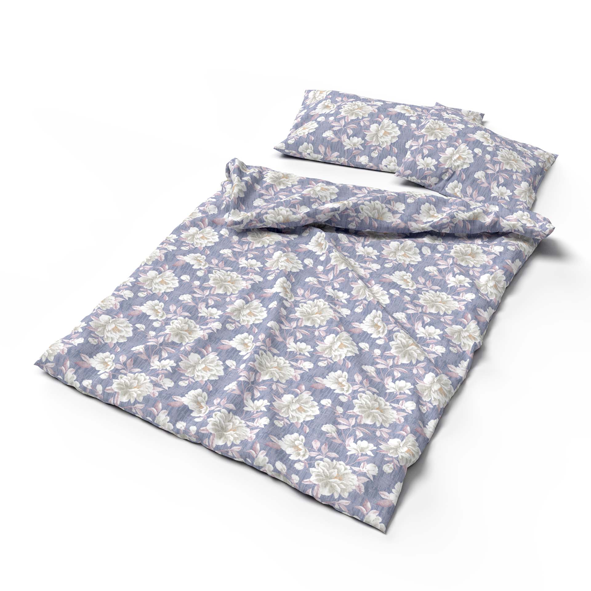 Lotus linge de lit bambou Moana bleu Lotus linge de lit bambou Moana bleu