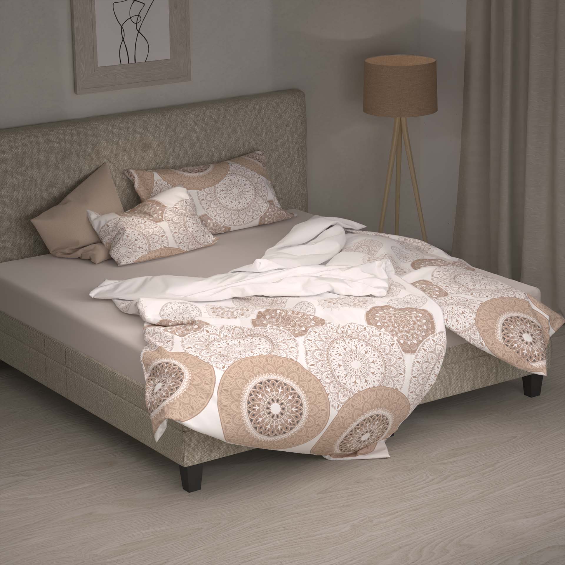 Lotus linge de lit flanelle Joleen Lotus linge de lit flanelle Joleen