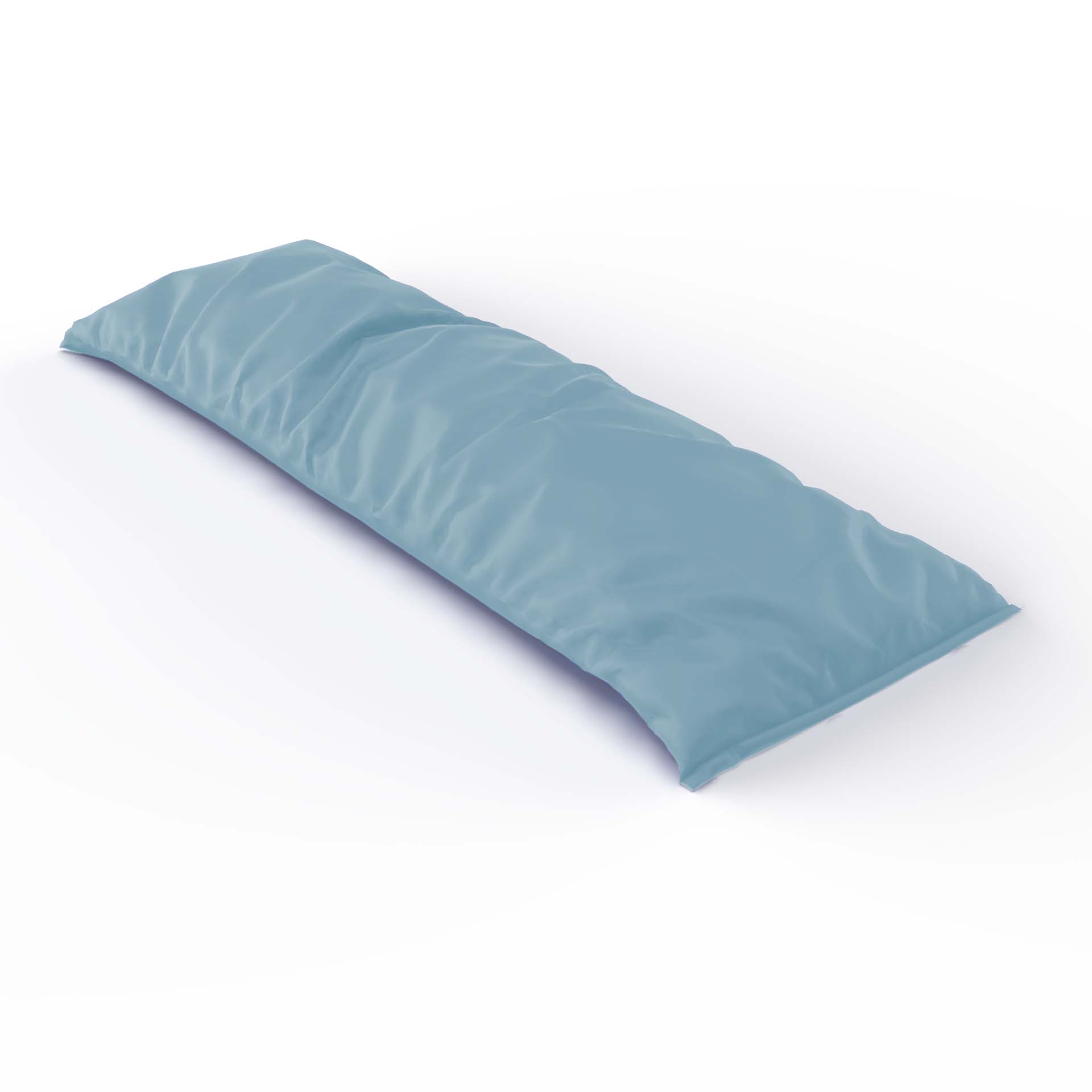 Housse pour coussin de soutien en satin uni