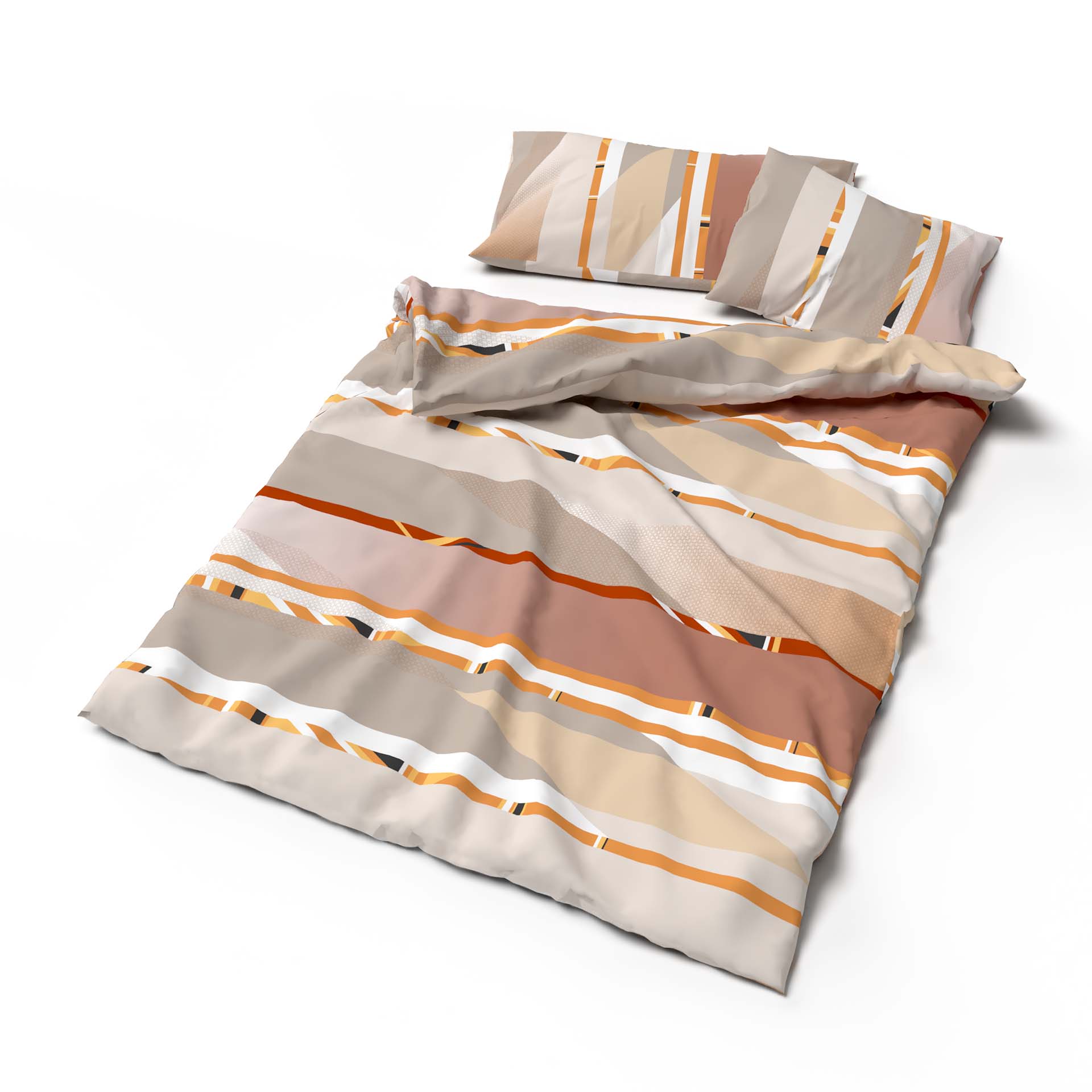 Lotus linge de lit jersey Anh orange Lotus linge de lit jersey Anh orange
