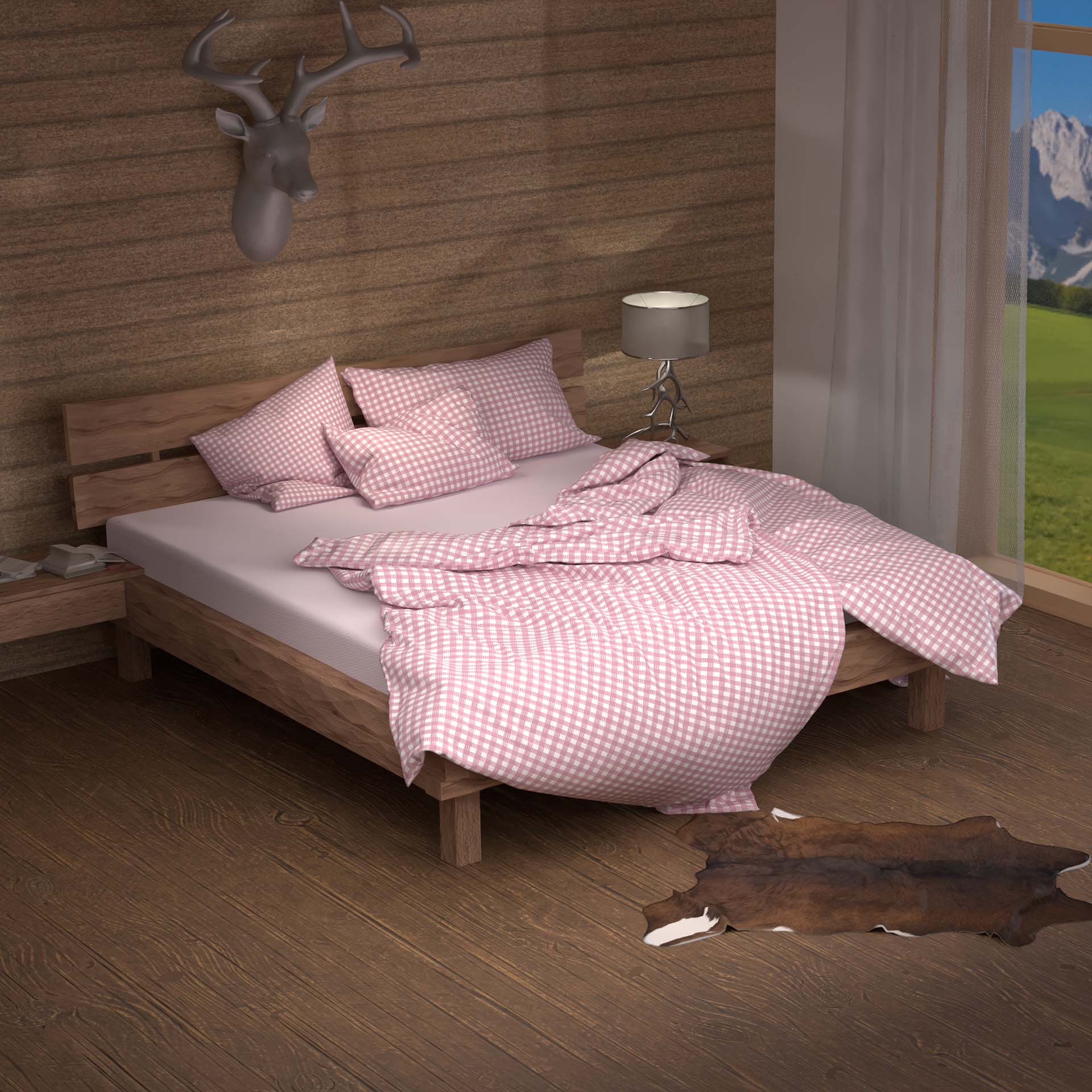 Lotus Bettwäsche Renforcé Kinder Kölsch rosa