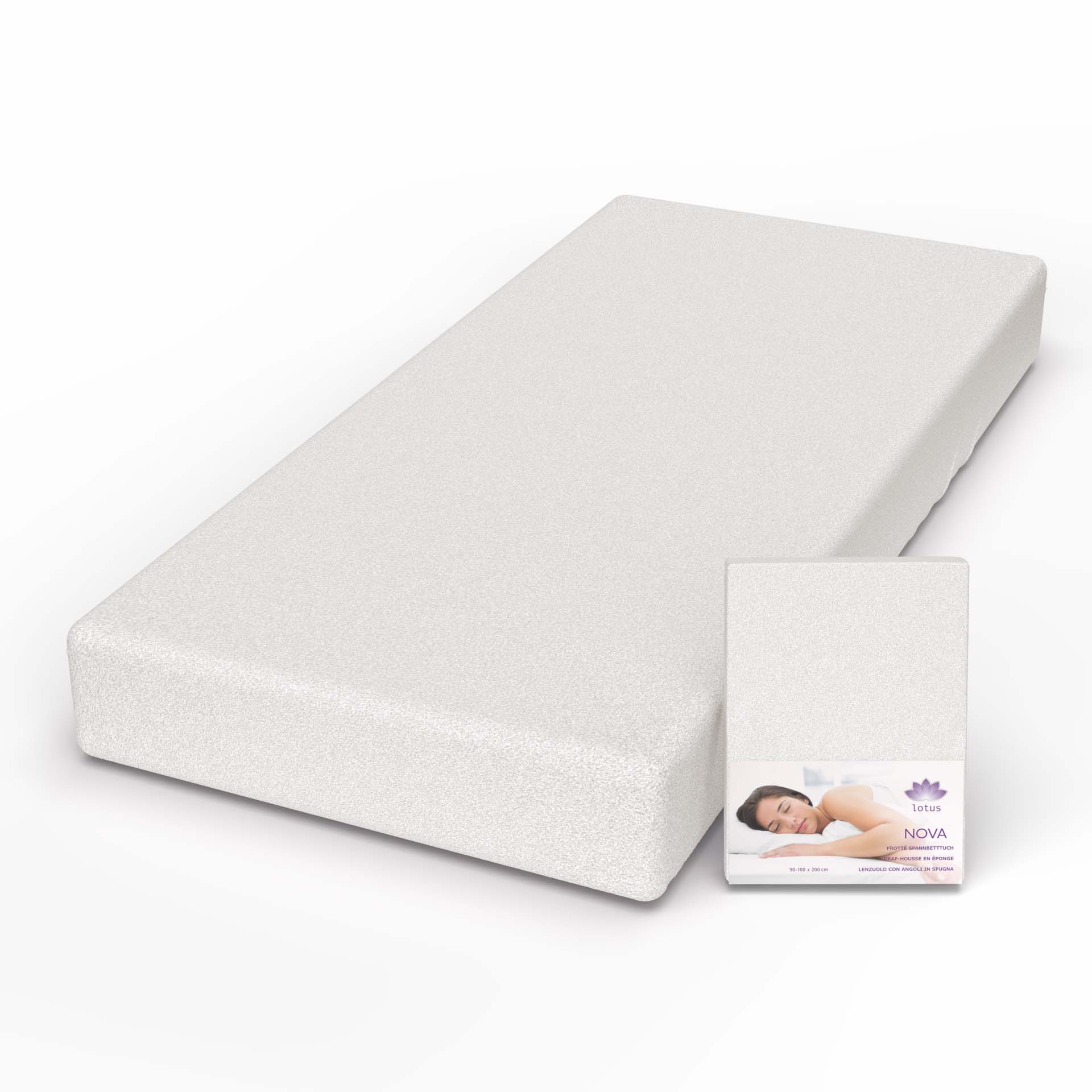 Lotus drap-housse frotté Nova Lotus drap-housse frotté Nova
