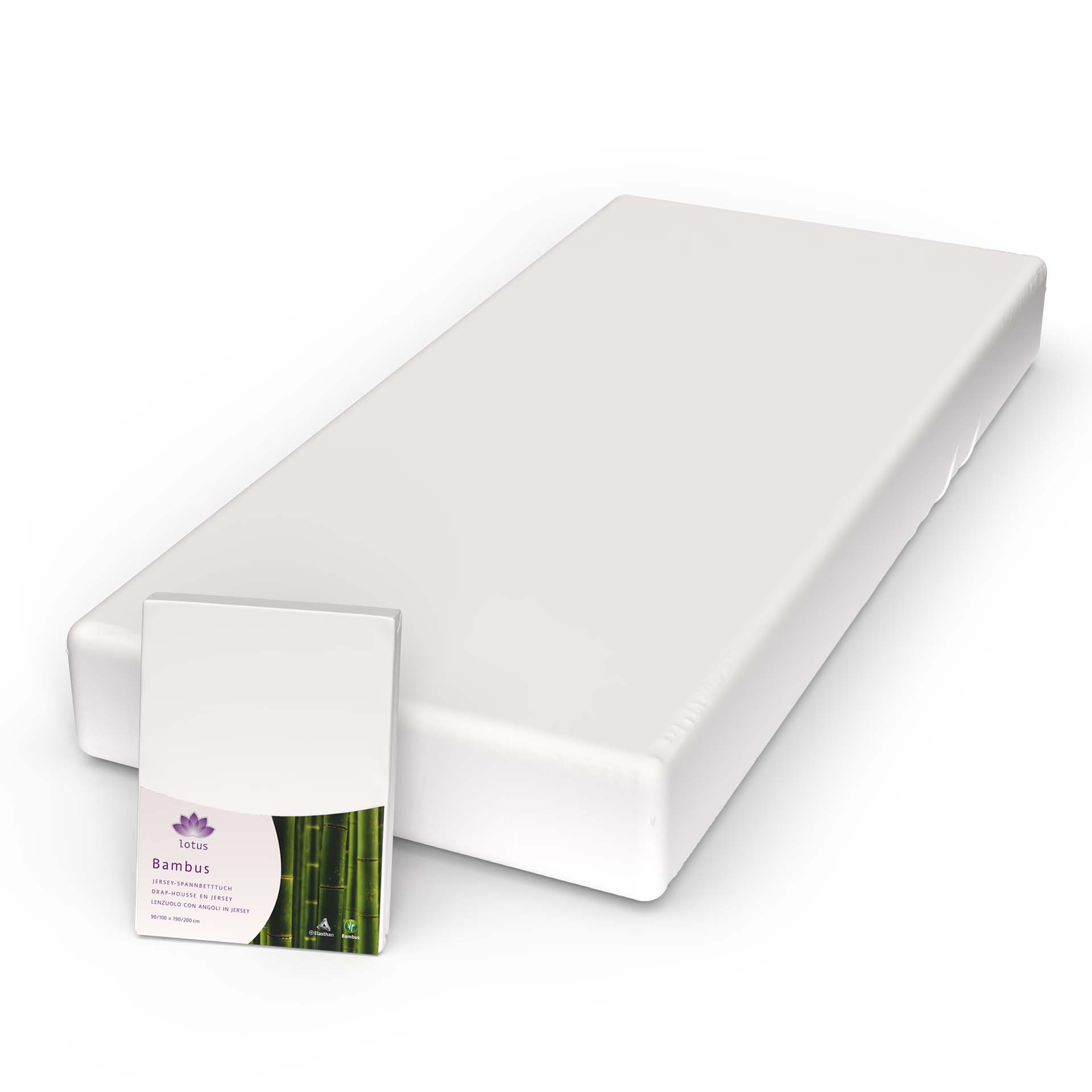 Lotus drap-housse bambou jersey