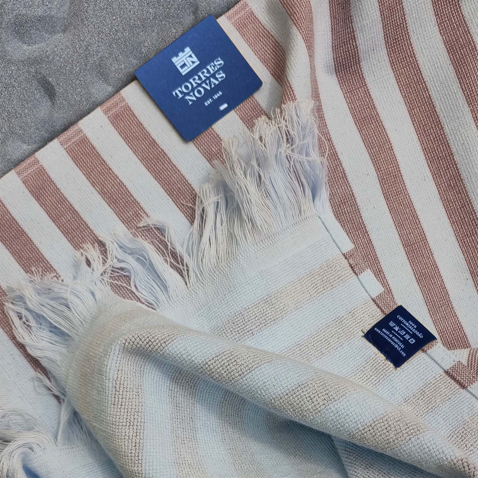 Torres Novas Linge de plage Barra terracotta Torres Novas Linge de plage Barra terracotta