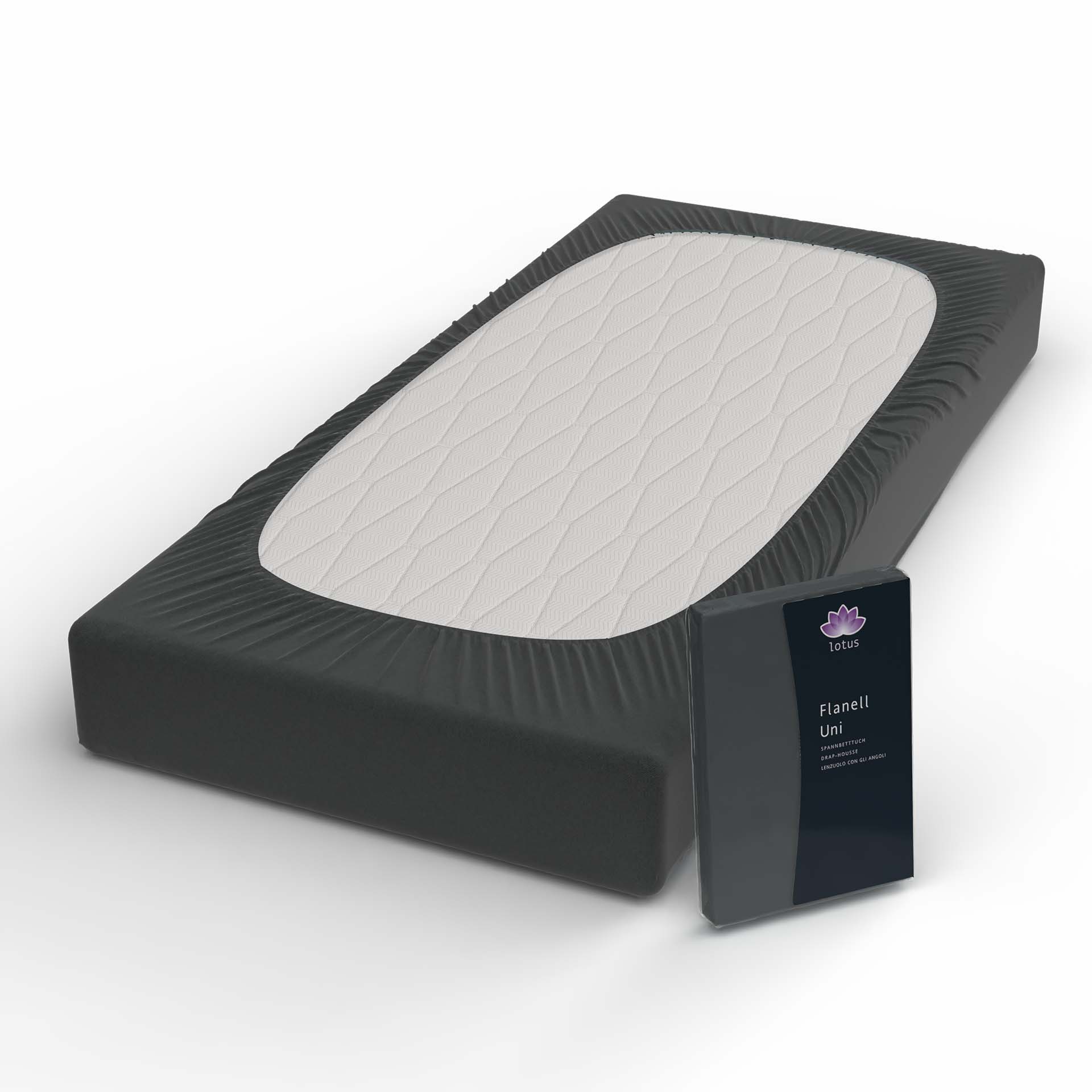 Drap-housse en flanelle Lotus Drap-housse en flanelle Lotus