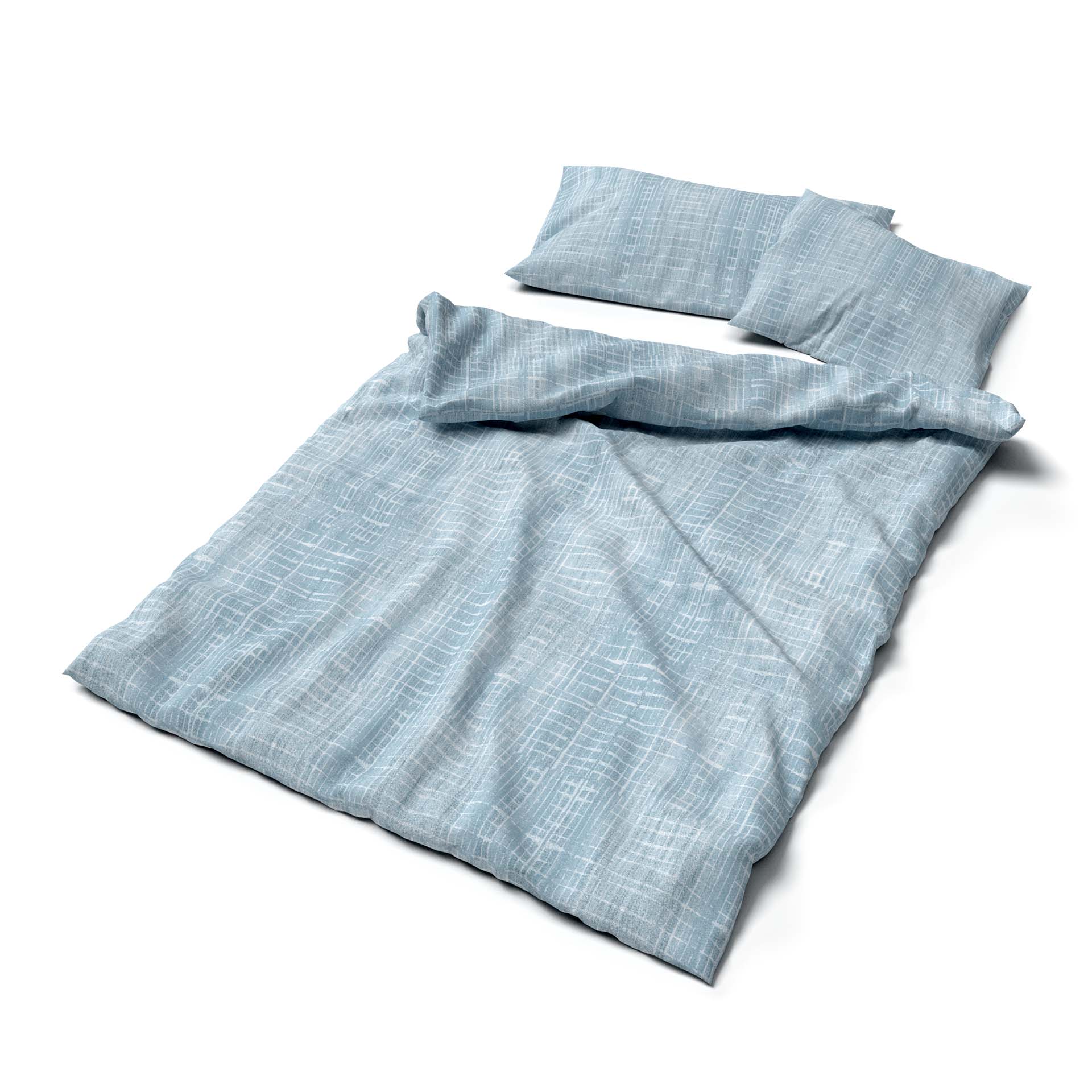 Lotus Bettwäsche Bambus Skara blau